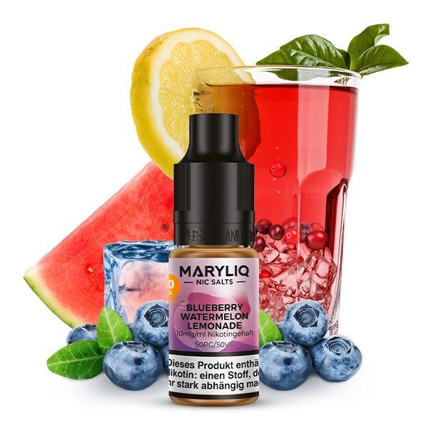 Blueberry Watermelon Lemonade Nikotinsalzliquid Maryliq Lost Mary - Smokkie