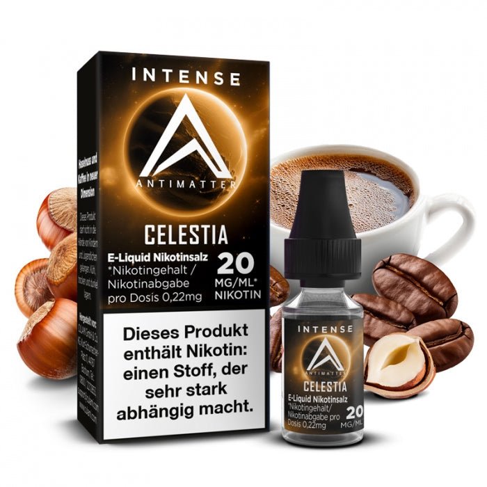 Celestia Nikotinsalzliquid Intense - Antimatter - Smokkie | eine Marke der Smoke Smart GmbH