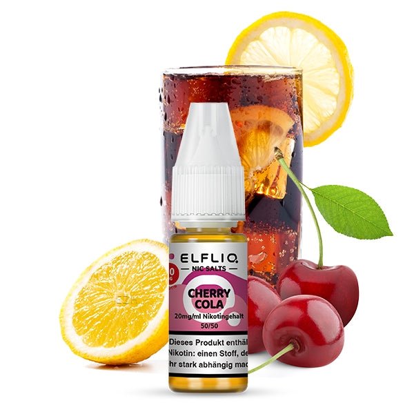 Cherry Cola Nikotinsalzliquid (Kirsche & Cola) - Elfliq (ELFBAR) - Smokkie | eine Marke der Smoke Smart GmbH