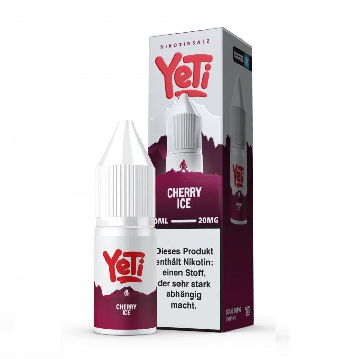 Cherry Ice 10ml Nikotinsalzliquid KirscheFrische Yeti - Smokkie | eine Marke der Smoke Smart GmbH