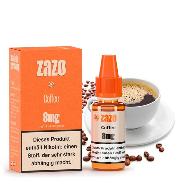 Coffee ELiquid 10ml von Zazo Made in Germany - Smokkie | eine Marke der Smoke Smart GmbH
