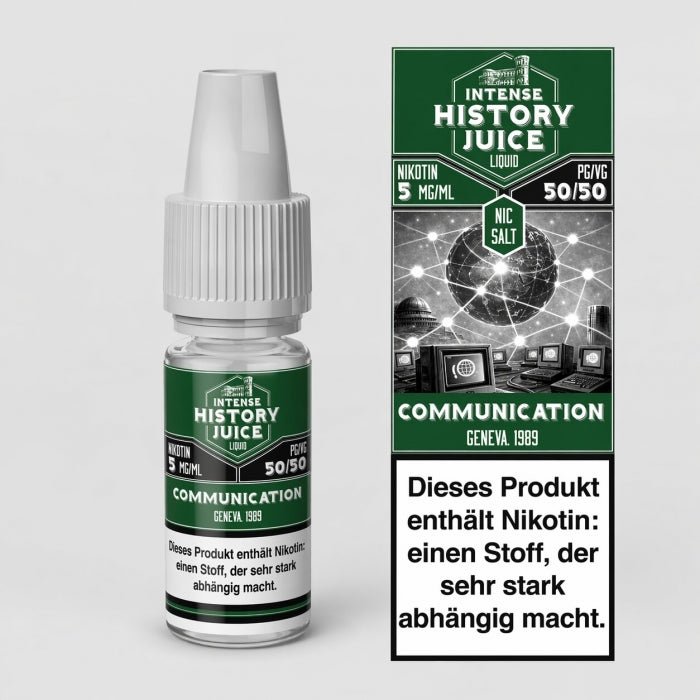 Communication Rote Früchte Kokos Nikotinsalzliquid 10ml INTENSE HISTORY JUICE - Smokkie