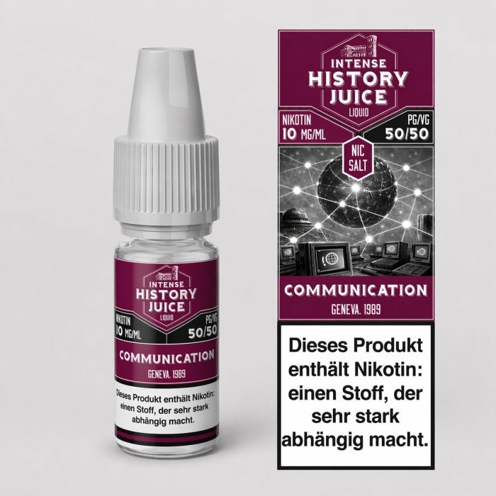 Communication Rote Früchte Kokos Nikotinsalzliquid 10ml INTENSE HISTORY JUICE - Smokkie