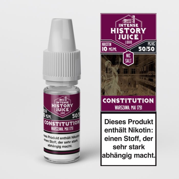 Constitution Fruchtmix Nikotinsalzliquid INTENSE HISTORY JUICE - Smokkie