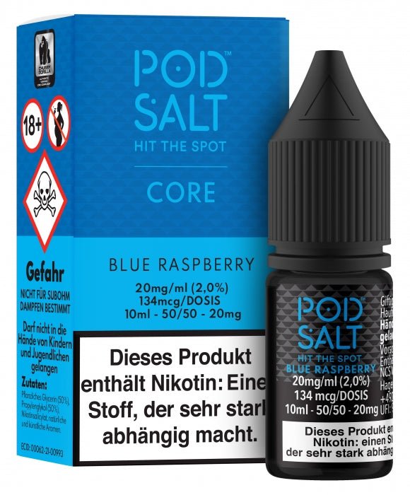 CORE Blue Raspberry Nikotinsalzliquid POD SALT - Smokkie | eine Marke der Smoke Smart GmbH
