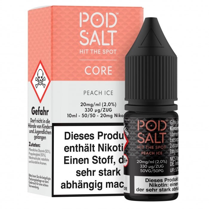 CORE Peach Ice Nikotinsalzliquid POD SALT - Smokkie