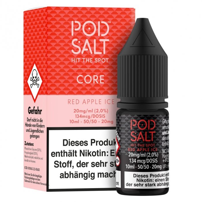 CORE Red Apple Ice Nikotinsalzliquid POD SALT - Smokkie | eine Marke der Smoke Smart GmbH