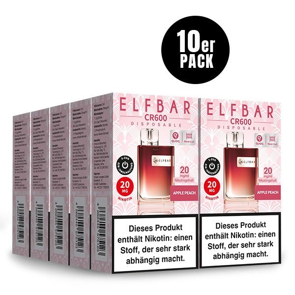CR600 Einweg-E-Zigarette (10 PC) - ELFBAR - Smokkie