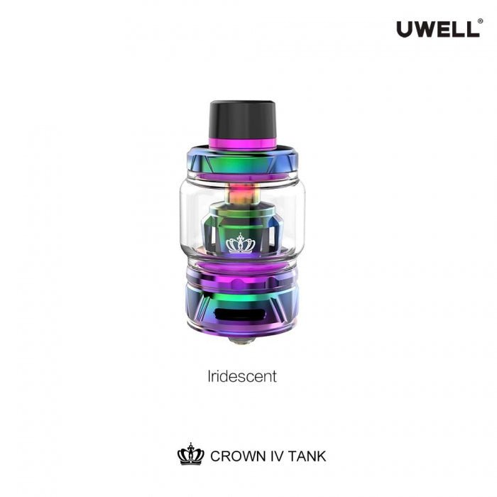 UWELL Crown IV Subohm Clearomizer in Lila mit 6 ml Tank, Top-Filling und Airflow-Control für intensiven Geschmack und Dampf!