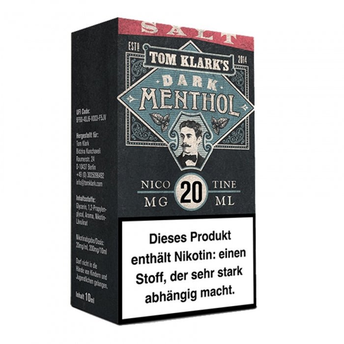 DARKMENTHOL Nikotinsalzliquid 10ml TOM KLARK - Smokkie
