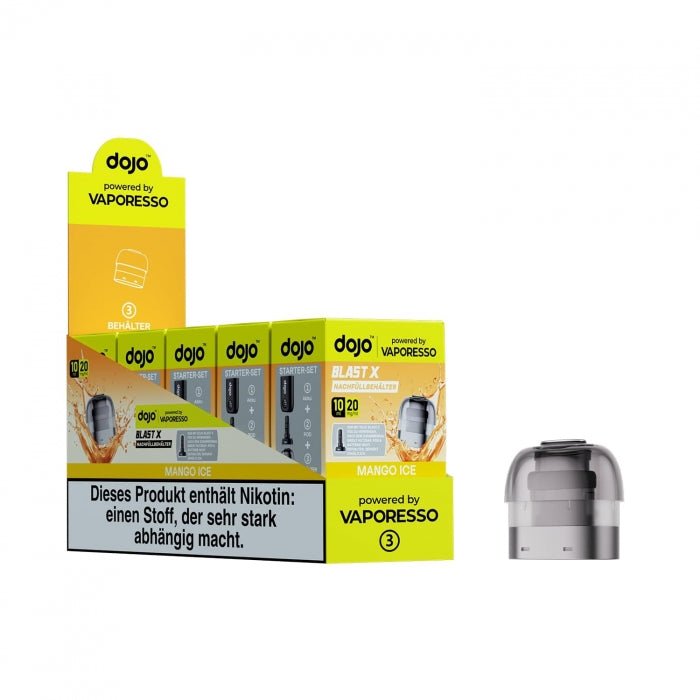 DoJo Blast X Nachfüllbehälter 10ml (5er VPE) - verschiedene Sorten - Vaporesso - Smokkie