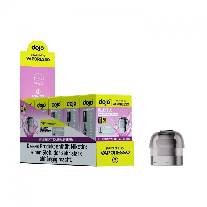 DoJo Blast X Nachfüllbehälter 10ml (5er VPE) - verschiedene Sorten - Vaporesso - Smokkie