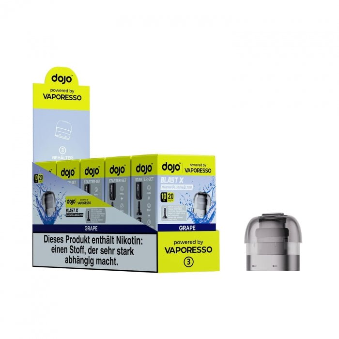 DoJo Blast X Nachfüllbehälter 10ml (5er VPE) - verschiedene Sorten - Vaporesso - Smokkie