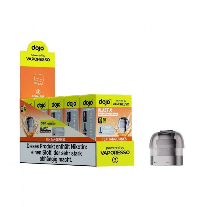 DoJo Blast X Nachfüllbehälter 10ml (5er VPE) - verschiedene Sorten - Vaporesso - Smokkie