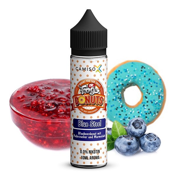 Dr. Fog Donuts Blue Steel Longfill 10 ml Aroma - Smokkie | eine Marke der Smoke Smart GmbH