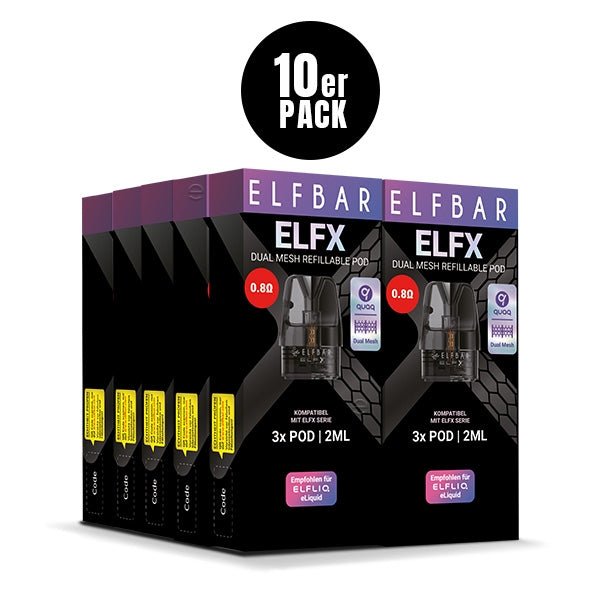 Elfa ELFX Pod Tank Verdampfer 10er VPE - Elfbar - Smokkie