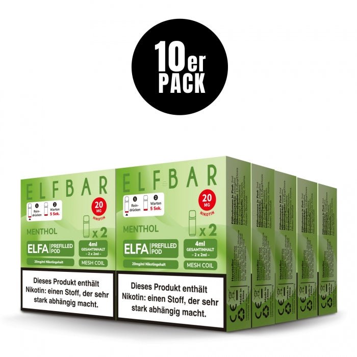 Elfa Prefilled Pod (10 VPE) - Neue Sorten - Smokkie