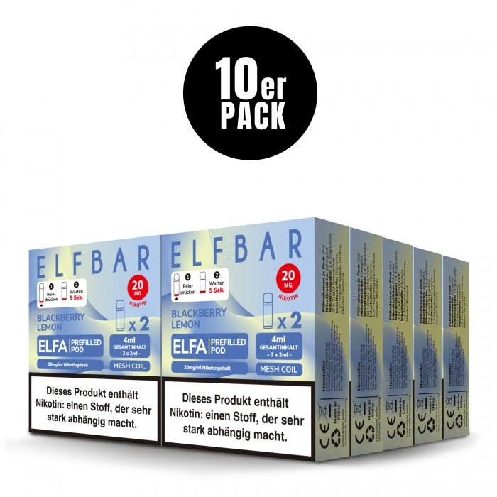 Elfa Prefilled Pod (10 VPE) - Neue Sorten - Smokkie