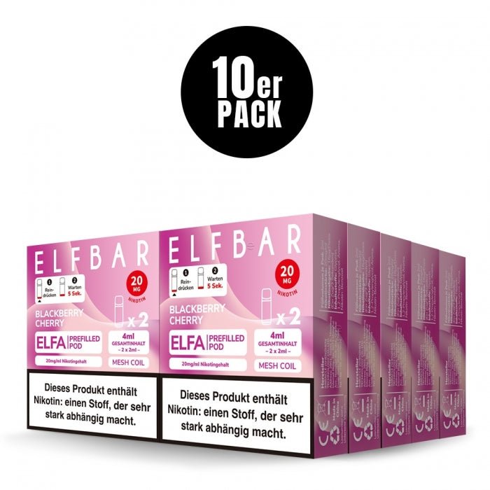 Elfa Prefilled Pod (10er VPE) - 3 neue Sorten - Elfbar - Smokkie