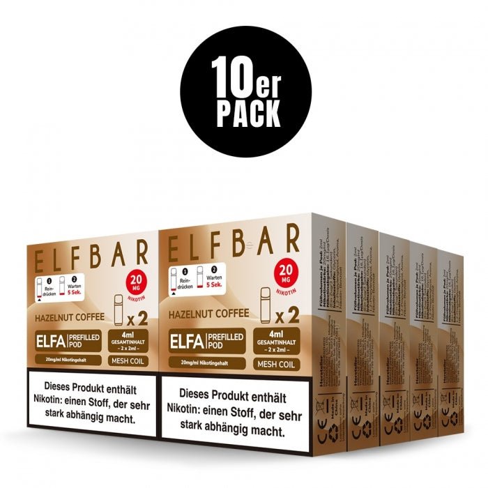 Elfa Prefilled Pod (10er VPE) - 3 neue Sorten - Elfbar - Smokkie