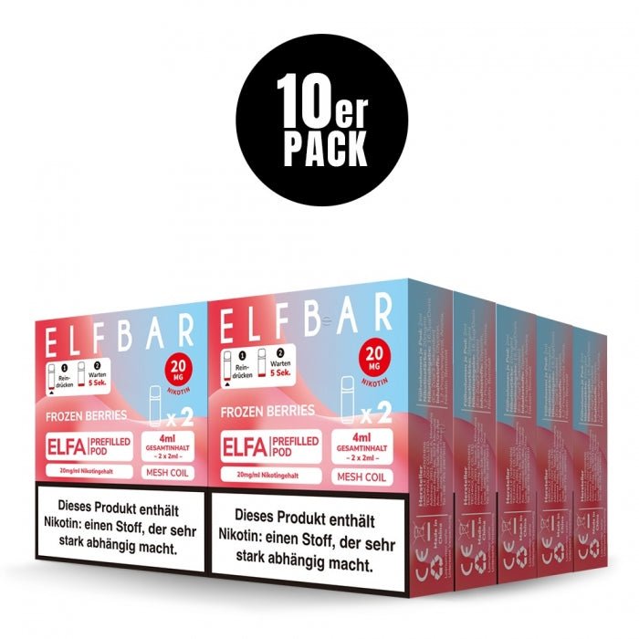 Elfa Prefilled Pod (10er VPE) - 3 neue Sorten - Elfbar - Smokkie