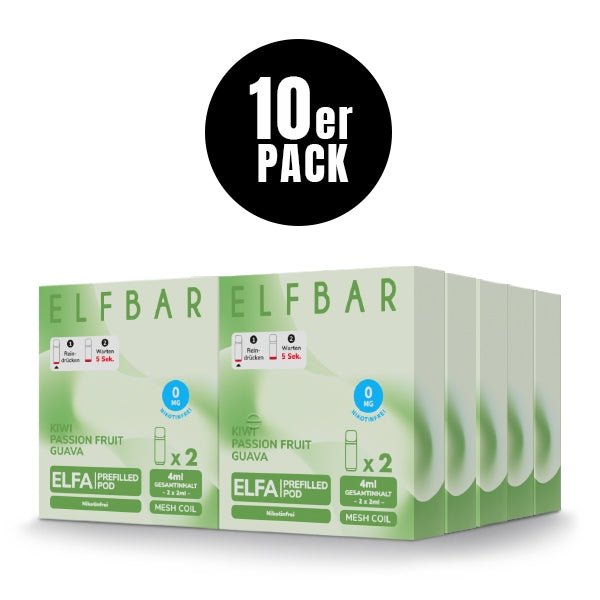 Elfa Prefilled Pod (10er VPE) - Nikotinfrei - Elfbar - Smokkie