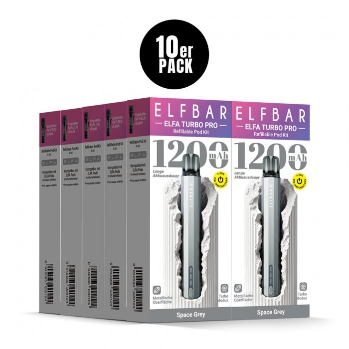 Elfa Turbo Pro Pod Kit (10er VPE) - Elfbar - Smokkie