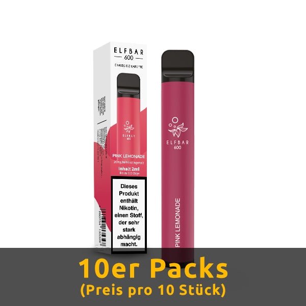 * Elfbar 600 MIT Nikotin (10er-Pack) - Smokkie | eine Marke der Smoke Smart GmbH