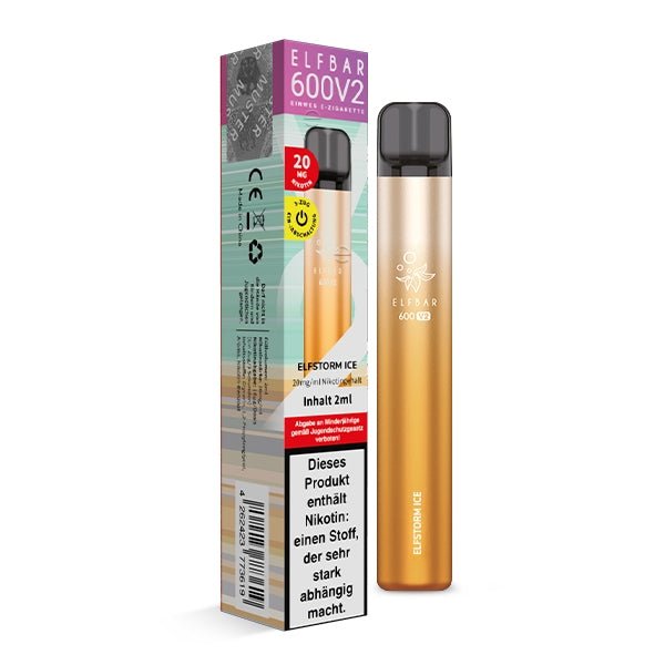 * Elfbar 600 *V2* MIT Nikotin (1 Stk) - Smokkie