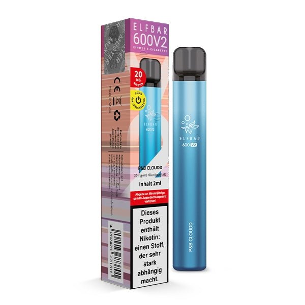 * Elfbar 600 *V2* MIT Nikotin (1 Stk) - Smokkie