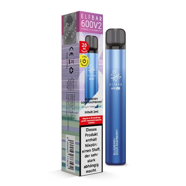* Elfbar 600 *V2* MIT Nikotin (1 Stk) - Smokkie