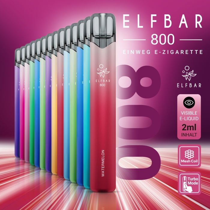 Elfbar 800 Einweg E-Zigarette 20mg - Elfbar - Smokkie