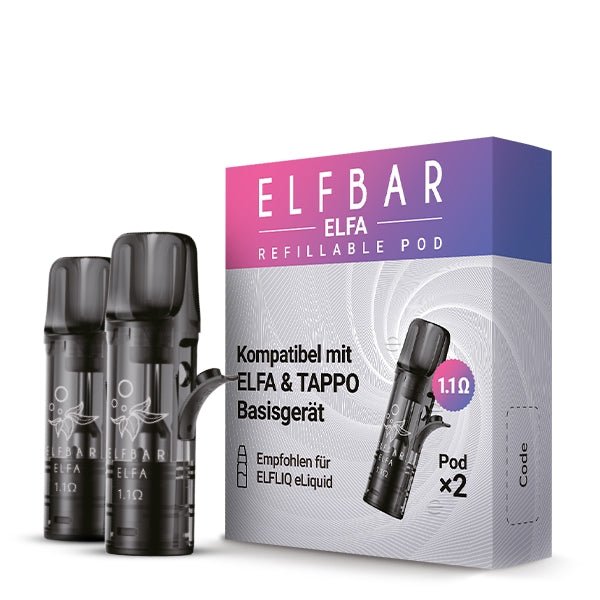 ELFBAR ELFA Refillable Pod 1.1 Ohm - Smokkie