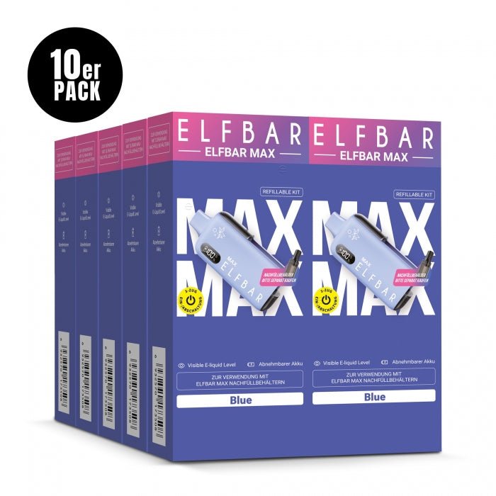 Elfbar Max Basisgerät (10er Pack) - Elfbar - Smokkie