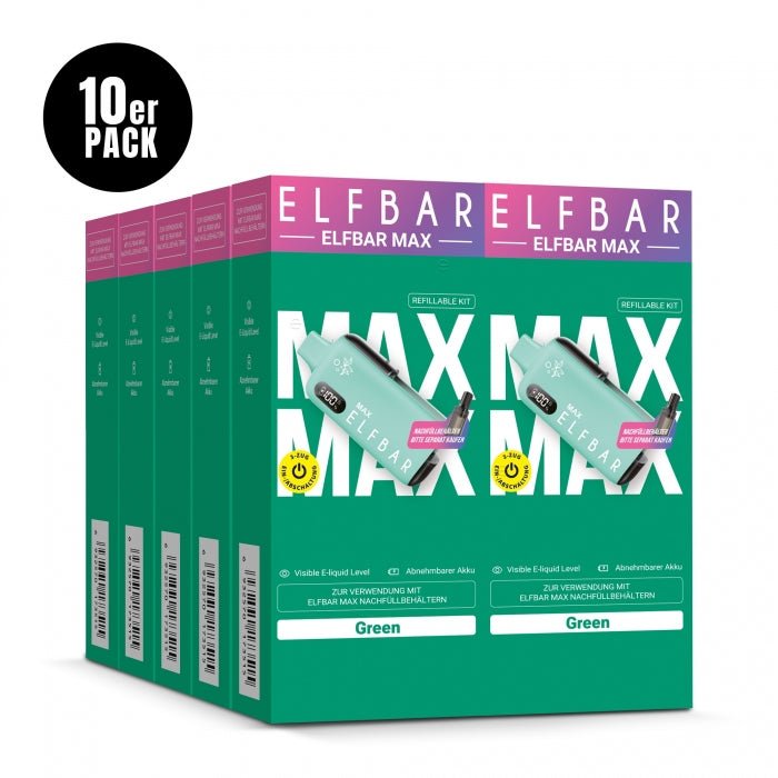 Elfbar Max Basisgerät (10er Pack) - Elfbar - Smokkie
