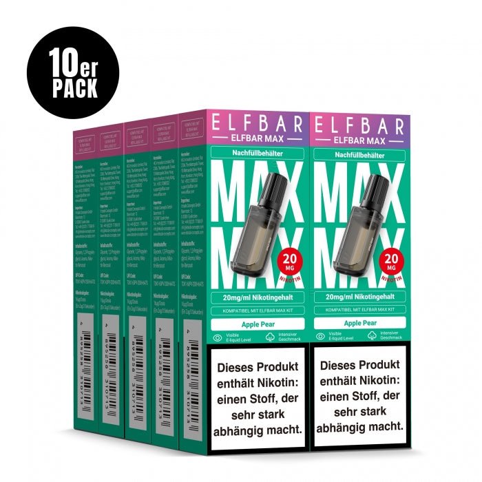 Elfbar Max Prefilled Pod (10er Pack) - Elfbar - Smokkie
