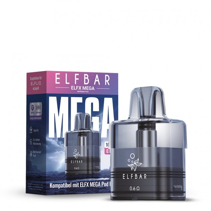 ELFX Mega Dual Mesh Pod 10ml - Elfbar - Smokkie | eine Marke der Smoke Smart GmbH