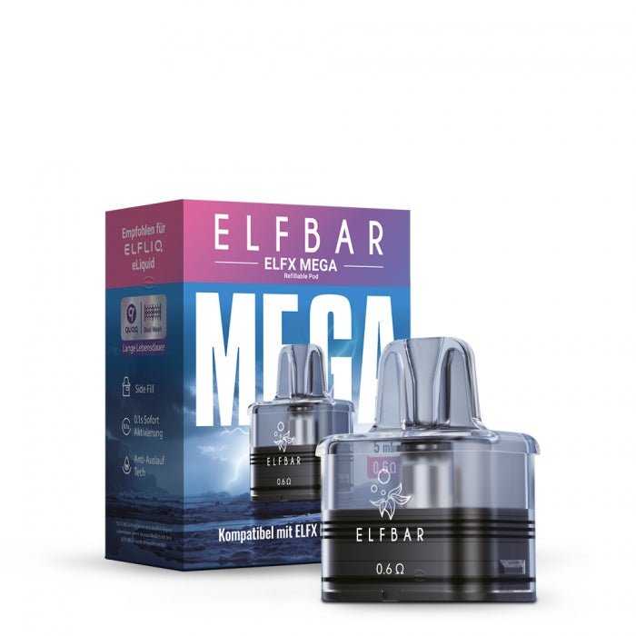 ELFX Mega Dual Mesh Pod 5ml - Elfbar - Smokkie