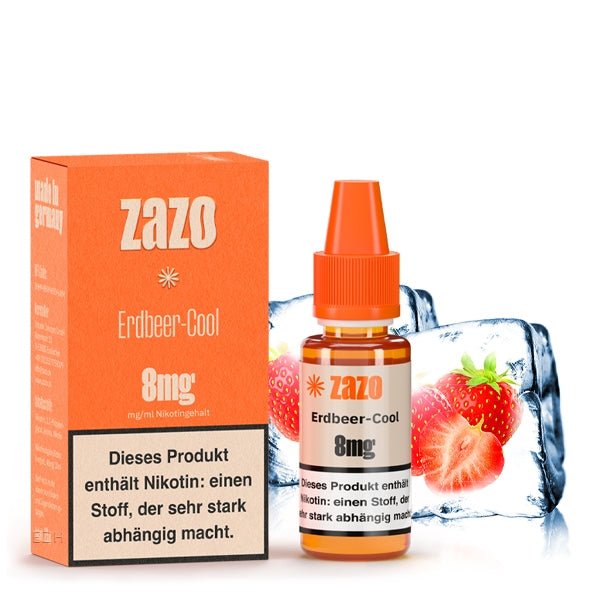 Erdbeere ELiquid 10ml von ZAZO Made in Germany - Smokkie