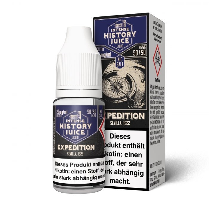 Expedition Wassermelone Nikotinsalzliquid INTENSE HISTORY JUICE - Smokkie | eine Marke der Smoke Smart GmbH