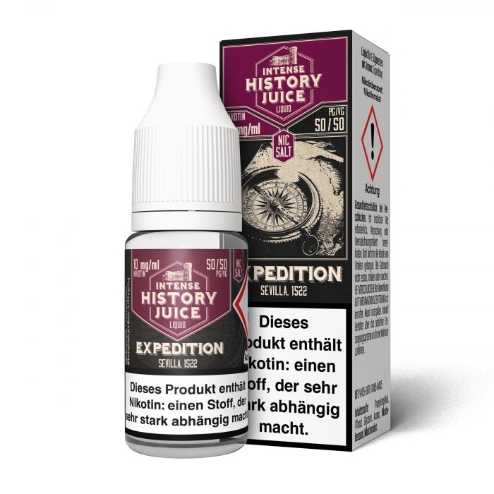 Expedition Wassermelone Nikotinsalzliquid INTENSE HISTORY JUICE - Smokkie | eine Marke der Smoke Smart GmbH