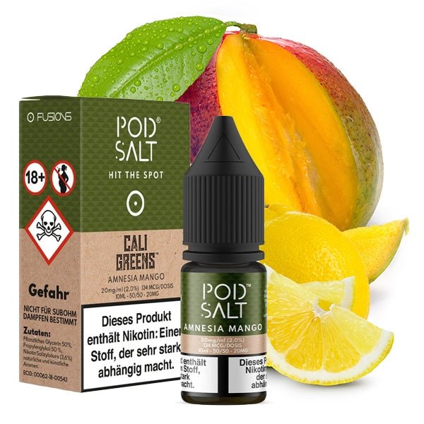 FUSION Amnesia Mango Nikotinsalzliquid POD SALT - Smokkie | eine Marke der Smoke Smart GmbH
