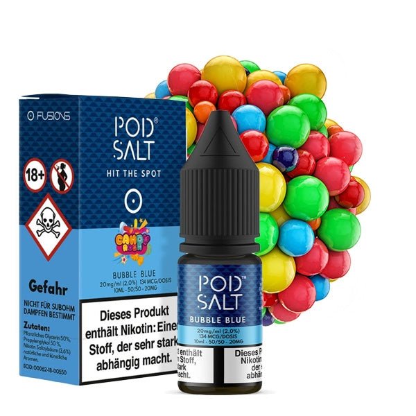 FUSION Bubble Blue Nikotinsalzliquid POD SALT - Smokkie | eine Marke der Smoke Smart GmbH