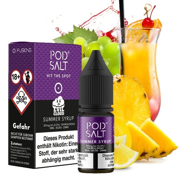 FUSION Summer Syrup Nikotinsalzliquid POD SALT - Smokkie | eine Marke der Smoke Smart GmbH