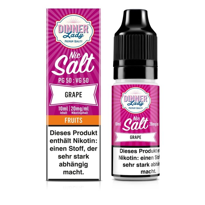 Grape Nikotinsalzliquid (Weintraube) - Dinner Lady - Smokkie | eine Marke der Smoke Smart GmbH