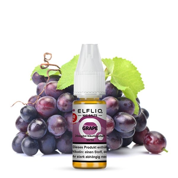 Grape Nikotinsalzliquid (Weintraube) - Elfliq (ELFBAR) - Smokkie | eine Marke der Smoke Smart GmbH