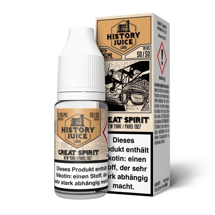 Great Spirit Belgische Waffel cremige Vanille HISTORY JUICE - Smokkie | eine Marke der Smoke Smart GmbH