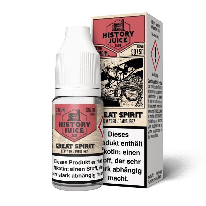 Great Spirit Belgische Waffel cremige Vanille HISTORY JUICE - Smokkie | eine Marke der Smoke Smart GmbH