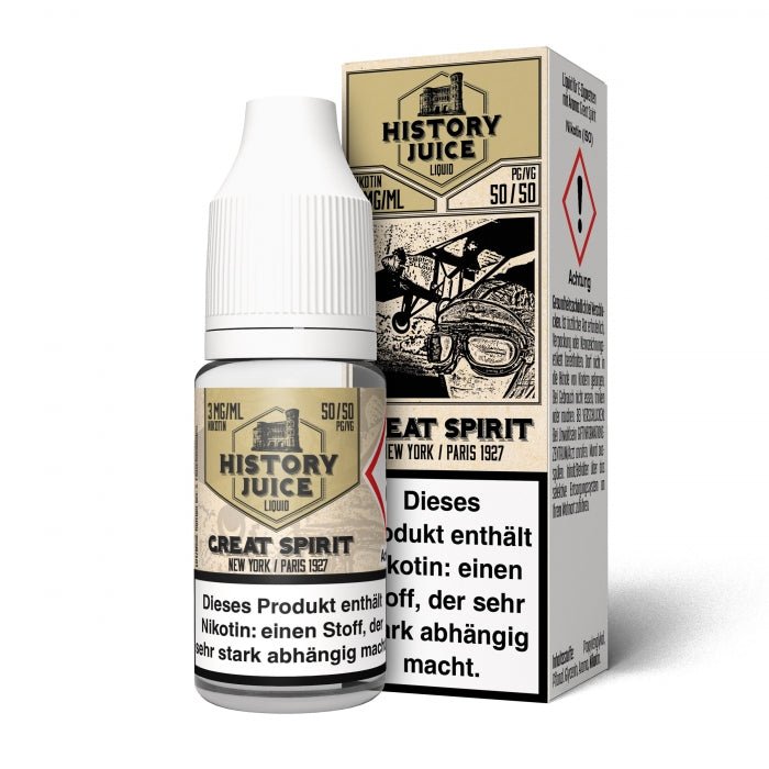 Great Spirit Belgische Waffel cremige Vanille HISTORY JUICE - Smokkie | eine Marke der Smoke Smart GmbH