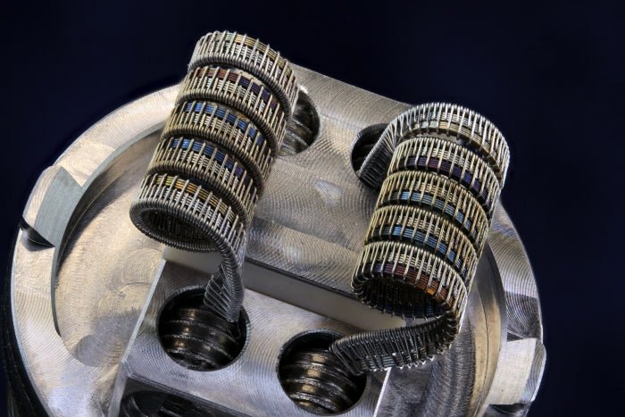 Half-Pitchfork V2 Dual Handmade Coil 0.12 Ohm - Cushion Vapor - Smokkie | eine Marke der Smoke Smart GmbH